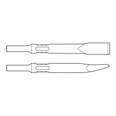 Zip Gun - 5/8" Rivet Cutter Chisel .401 Shank Non Turn Collar - Airtek