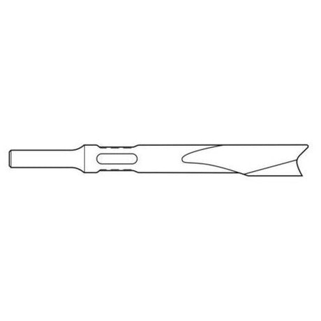 Zip Gun - Single Blade Cutter Chisel .401 Shank Non Turn Collar - Airtek