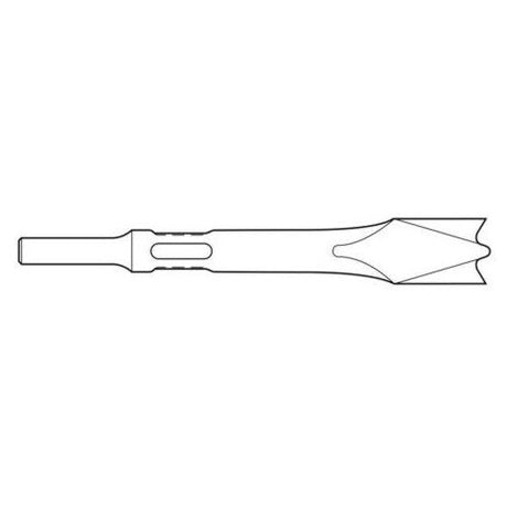 Zip Gun - Double Blade Panel Cutter Chisel .498 Shank Non Turn Collar - Airtek