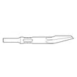 Zip Gun - Diamond Point Chisel .401 Shank Non Turn Collar - Airtek