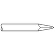Chipping Hammer - .680 Round Shank Oval 12" Moil Point Chisel - Airtek