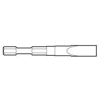 Weld Flux - 19/32" Hex 1" x 8" Scaling hammer Chisel - Airtek