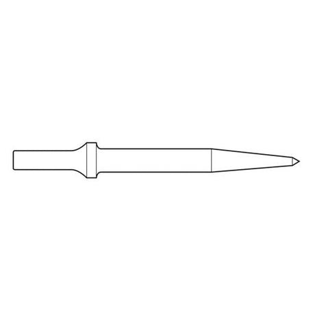 Zip Gun - Pencil Point Chisel .401 Shank Round Collar - Airtek