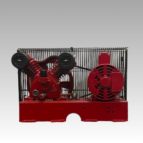 7.5 HP Base Mounted Single Stage Electric Industrial Sprinkler Air Compressor - Airtek