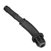 7/8""-24 x 1/2" Hose Barb Swivel