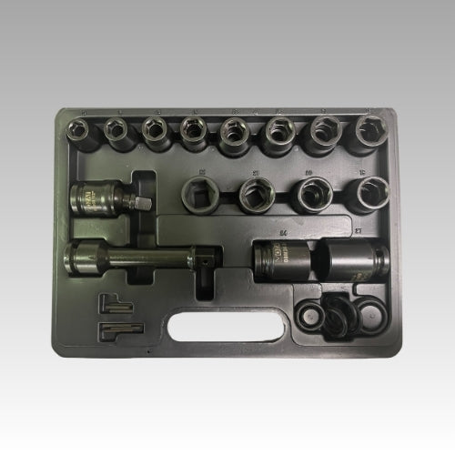 1/2 inch drive - 11mm to 27mm Impact Socket Set
