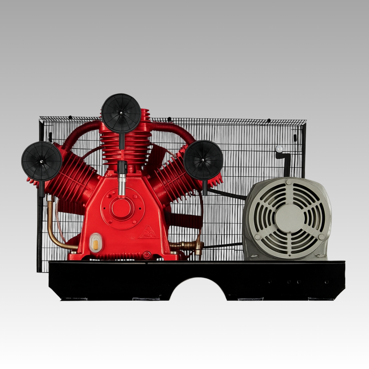 Compresseur d'air industriel électrique à double étage monté sur base de 5 HP