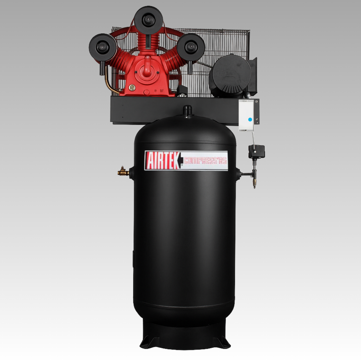 Vertical Electric Industrial Air Compressor Series - with Magnetic Starter