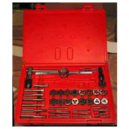 16 Piece Tap and Die Set & Metric Set with Hex Dies - Airtek