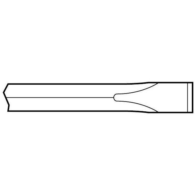 Paving Breaker - 1-1/8" x 6" Shank 18" Flat Chisel - Airtek