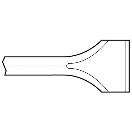 Paving Breaker - 1-1/8" x 6" Shank 14" Wide Flat Chisel - Airtek