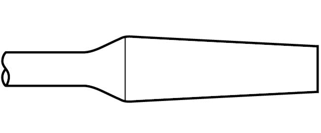 Brise-béton – Ciseau à béton à tige de 1-1/4" x 6"