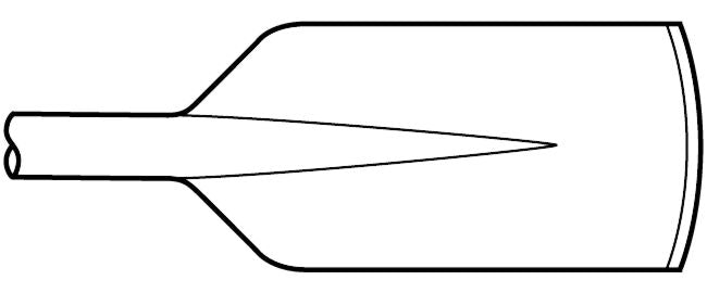 Brise-pavage - Tige de 7/8" x 3-1/4" Bêche longue de 5" x 9" Ciseau à 3 tranchants