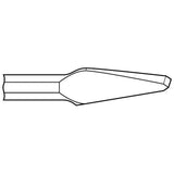 Chipping Hammer - .580 Hex Shank 3/4" Non-Collar Chisel