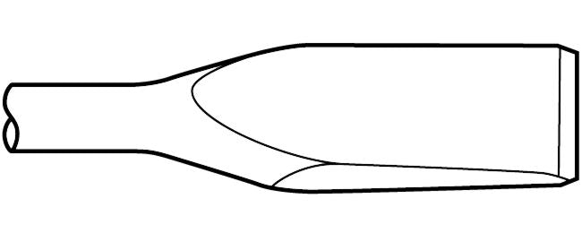Brise-pavage – tige de 1" x 4-1/4" Ciseau à coin pour asphalte de 3" x 7"