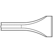Chipping Hammer - .680 Round Shank 7/8" Non-Collar 2" x 18" Scaling Chisel - Airtek