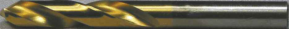 1/16" x 1-5/8" Tin Coated - Type 260-TN Drills - Screw Machine Length