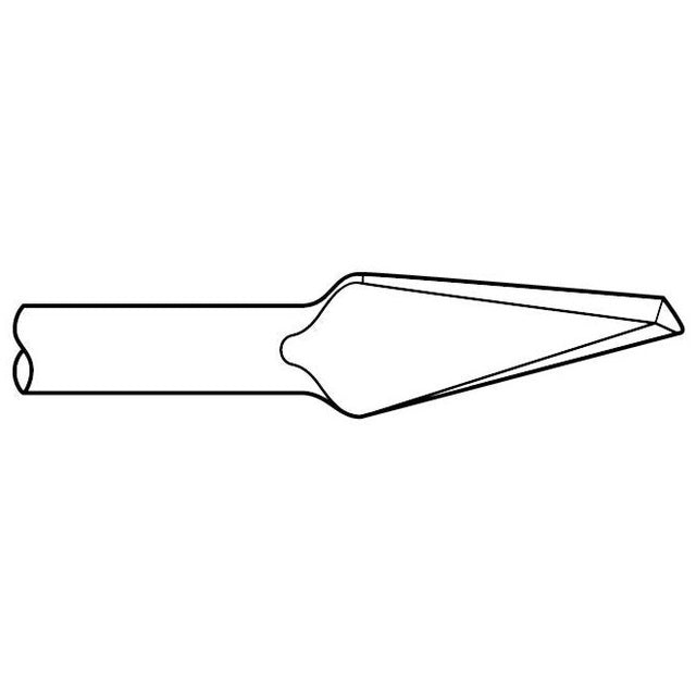 Chipping Hammer - .680 Round Shank Round 3/8" x 9" Round Nose Chisel - Airtek