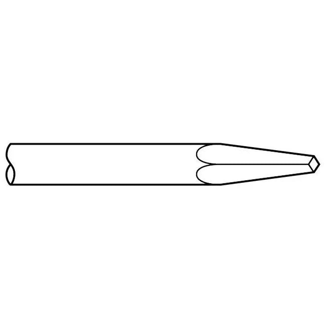Chipping Hammer - .580 Hex Shank 3/4" Non-Collar Chisel