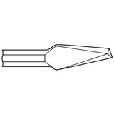 Chipping Hammer - .580 Hex Shank 3/4" Non-Collar Chisel