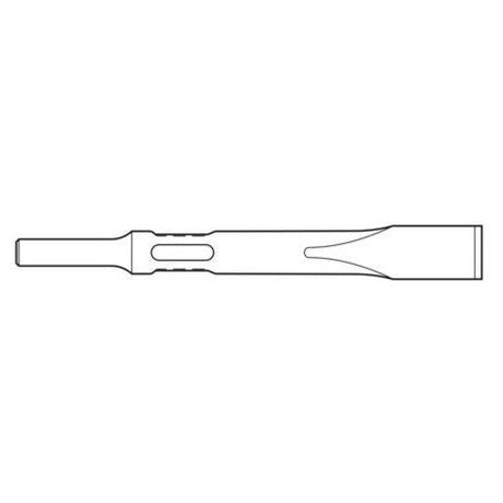 Zip Gun - 3/4" Flat Chisel .498 Shank Non Turn Collar - Airtek