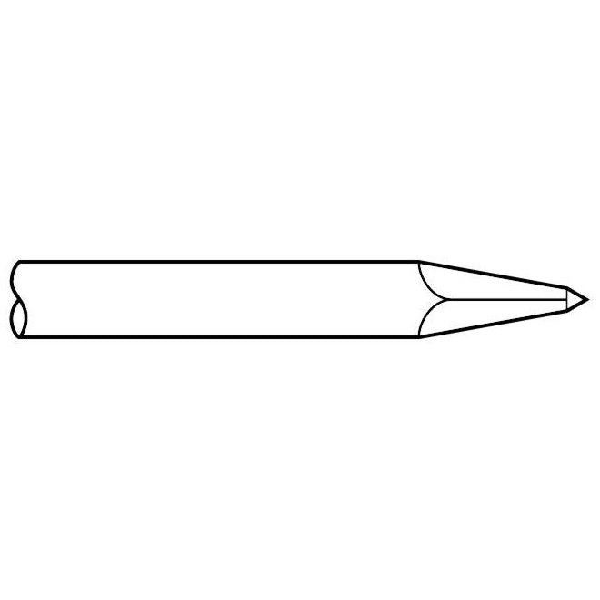 Chipping Hammer - .680 Round Shank Oval 18" Moil Point Chisel - Airtek