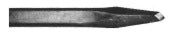 Weld Flux - Chicago Pneumatic Style 1/4" x 7" Diamond Point Chisel