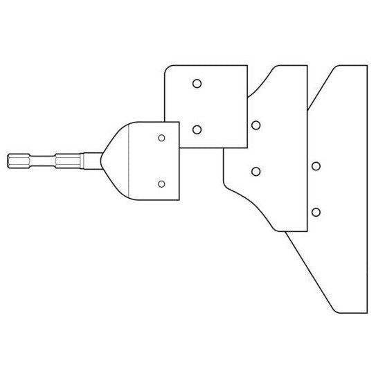 Weld Flux - 19/32" Hex 8" Scaling hammer Chisel - Airtek