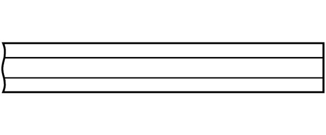 Marteau burineur – tige hexagonale .580, burin vierge de 7/8 po sans collier de 12 po