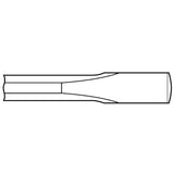 Chipping Hammer - .580 Hex Shank 3/4" Non-Collar Chisel