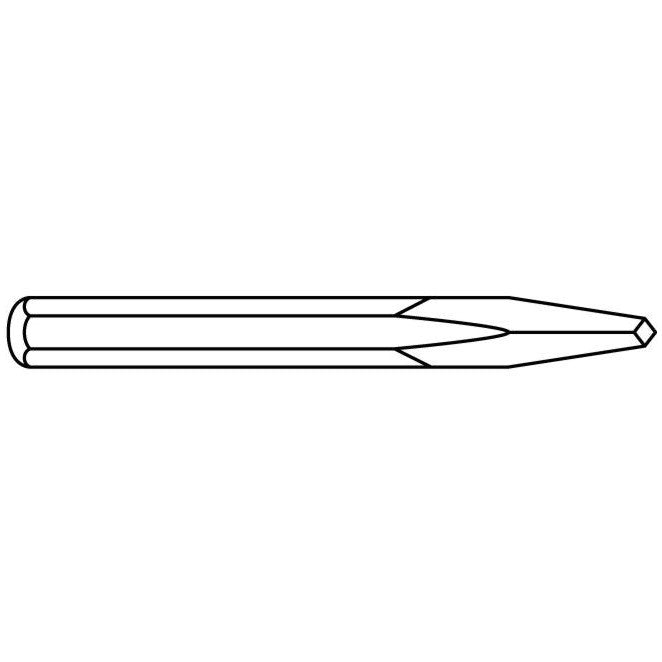 Hand & Punches - 3/4" x 8" Hand Diamond Point Chisel - Airtek