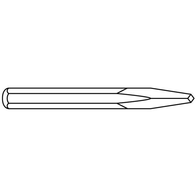 Hand & Punches - 3/4" x 8" Hand Diamond Point Chisel - Airtek