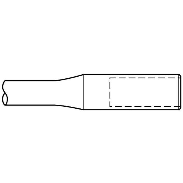 Electric Hammer - SDS Max Style Shank 2" x 10-1/2" Ground Rod Driver Chisel - Airtek