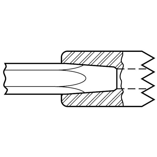 Electric Hammer - SDS Max Style Shank 10" 2 Piece Bushing Tool Chisel - Airtek