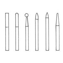 1/4" Head Diameter x 1/4" Shank Diameter 8-pieces Double Cut Burs Set - Airtek