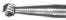 3/16" x 5/32" Standard SD-81 Miniature Carbide Burs