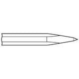 Chipping Hammer - .580 Hex Shank 3/4" Non-Collar Chisel