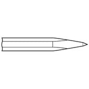 Chipping Hammer - .680 Round Shank 7/8" Non-Collar 9" Moil Point Chisel - Airtek
