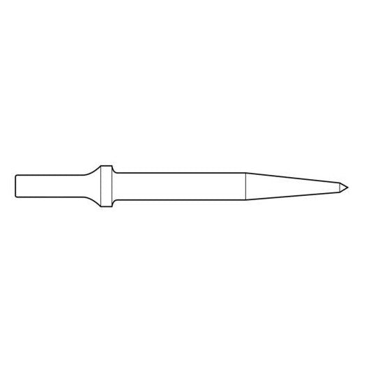 Zip Gun - Pencil Point Chisel 18" .401 Shank Round Collar - Airtek