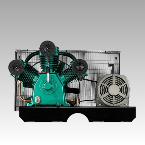 15 HP Base Plate Double Stage Electric Industrial Air Compressor - Airtek
