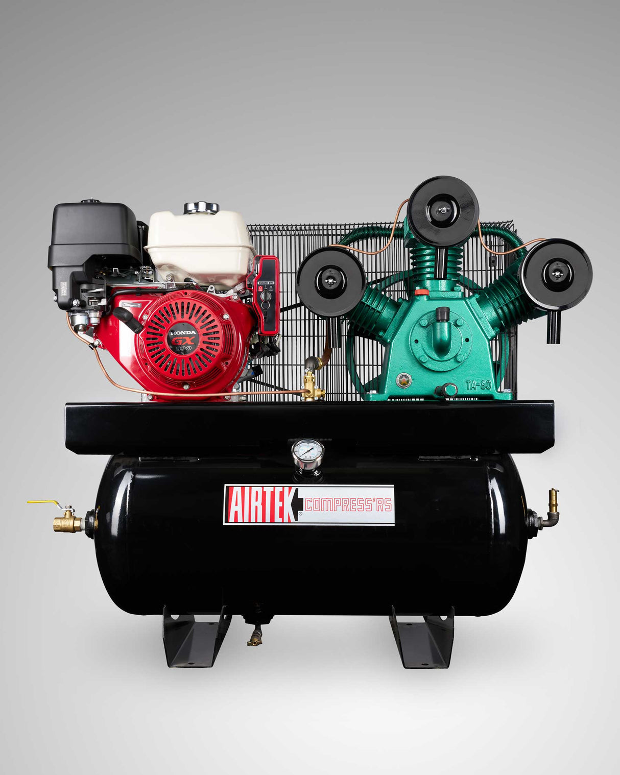 6.5 HP 20 Gallons Single Stage Gas Industrial Air Compressor
