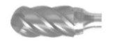 5/8" x 1"  SC-6NF Cylindrical Radius End Shear Cut Cobalt Burs