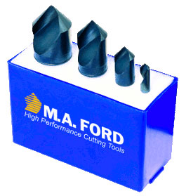 60D Carbide 1 Flute Countersinks Set