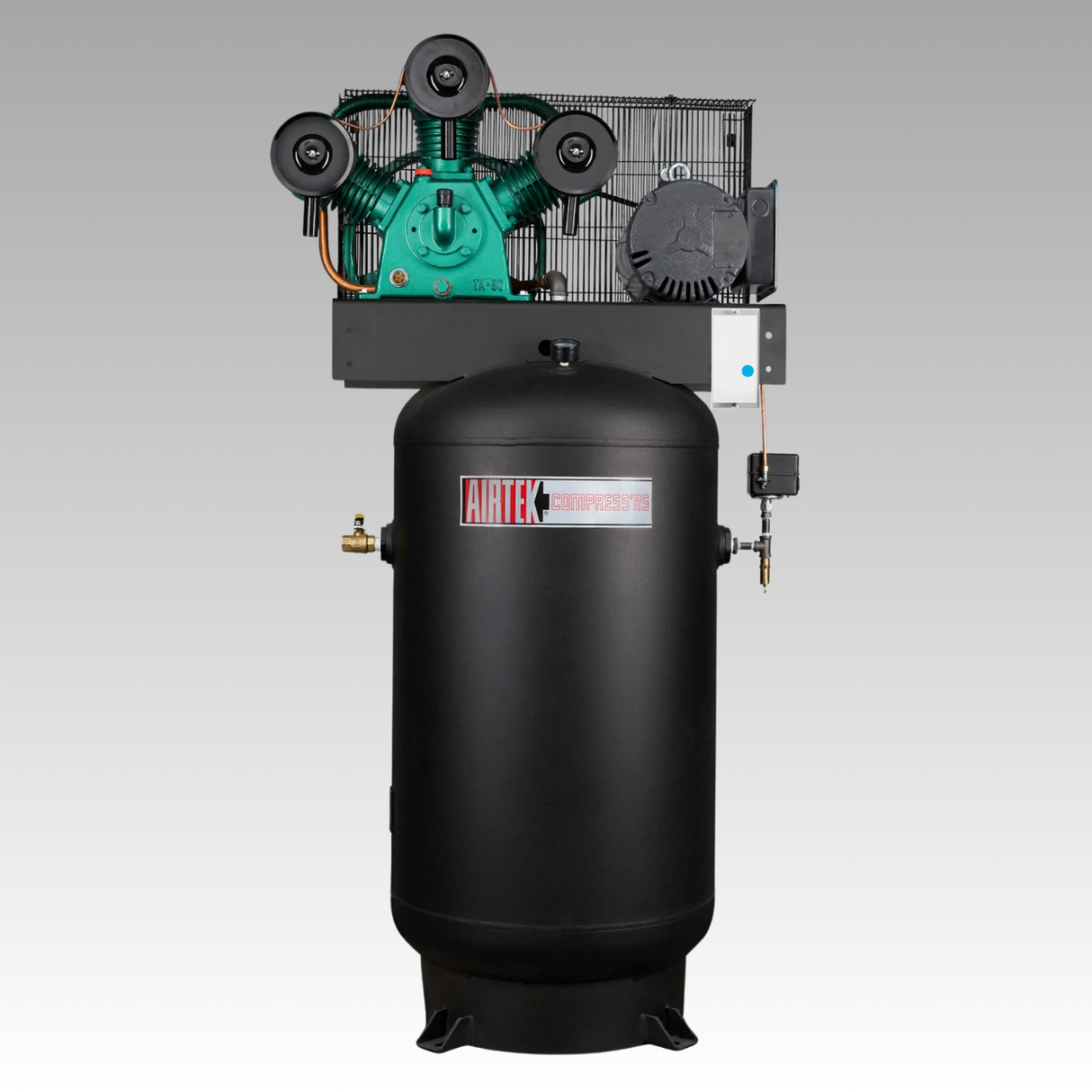 Vertical Electric Industrial Air Compressor Series - with Magnetic Starter