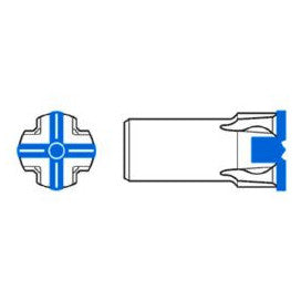 1-3/4" x 7/8" Carbide Rock Bit 11 Tapered Multi Use - Airtek