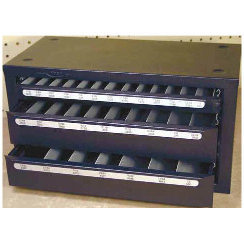 240-UB Drills Set & 24-UB Taps Set with 3 drawer stocking cabinet - Drills & Taps - Airtek