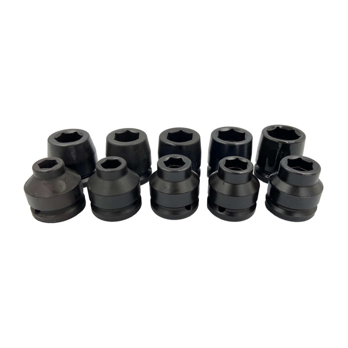 Jeu de douilles à choc 1/2 pouce - 10 pièces SAE - 1/2 pouce à 1-1/16 pouce