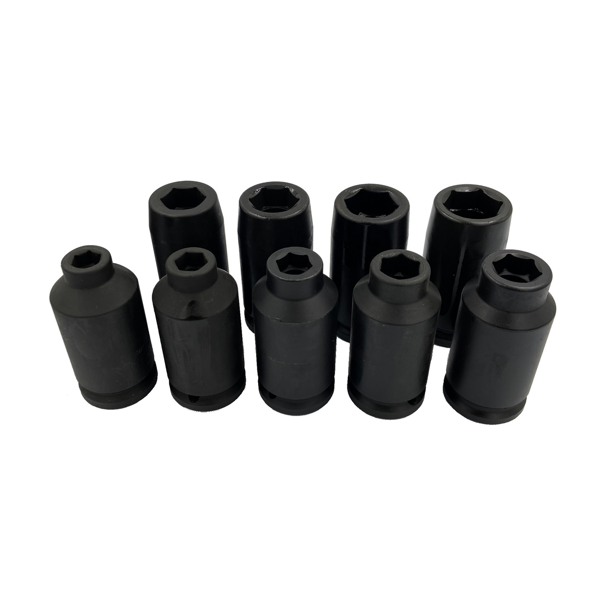 3/4 inch Drive Impact Socket Set Long- 9 pc Metric - 19 to 36