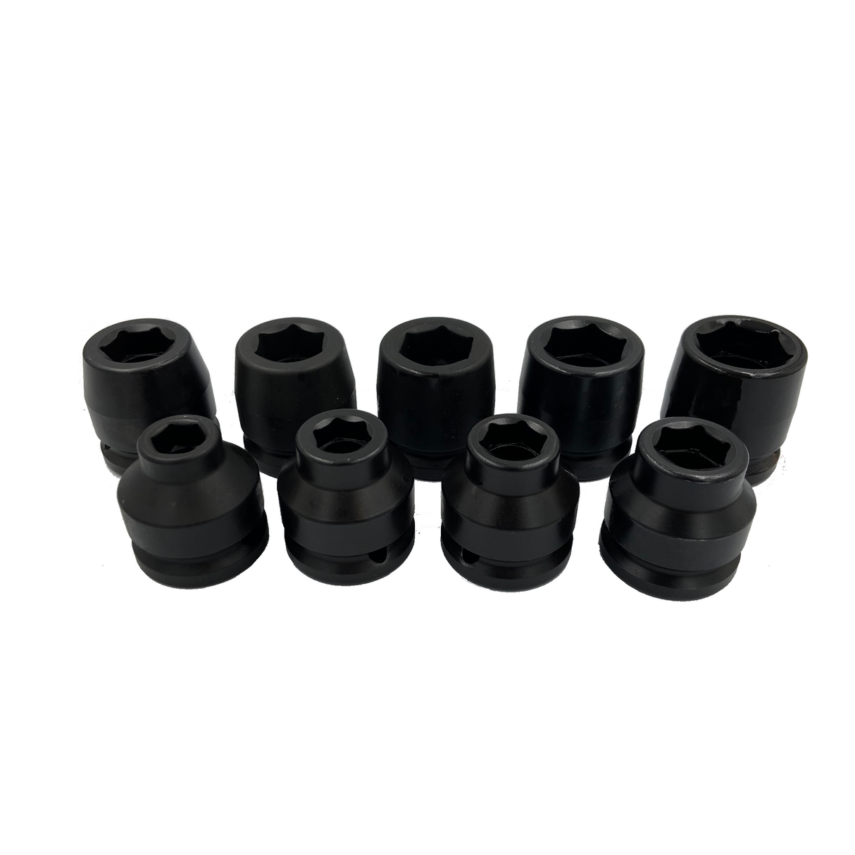 Jeu de douilles à chocs 1/2 pouce - 9 pièces SAE - 1/2 pouce à 1 pouce