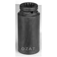 #5 Spline drive x 43mm-1-11/16" 6-point Deep Impact Socket - Airtek